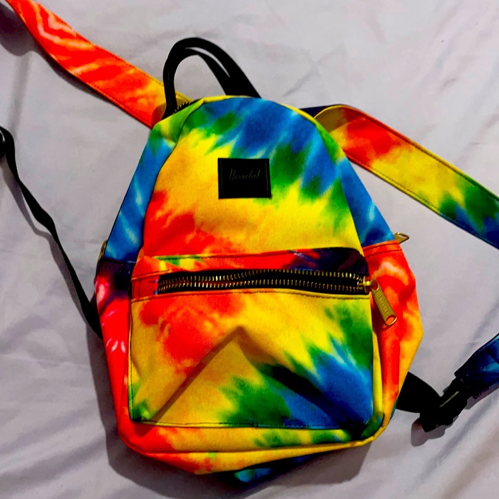 Herschel mini tie dye backpack